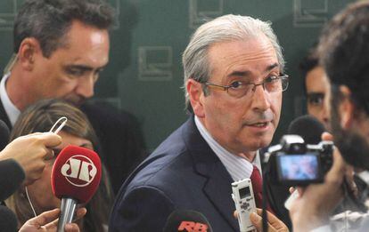 O presidente da Câmara, Eduardo Cunha.