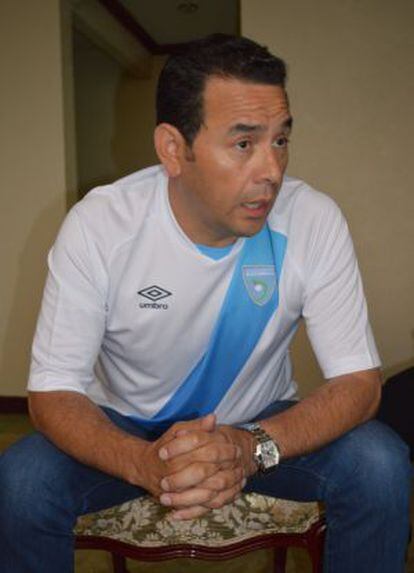 Jimmy Morais, com camiseta da seleção guatemalteca.