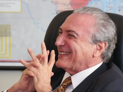 Michel Temer, presidente interino do Brasil. 