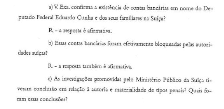 O documento enviado por Janot ao PSOL.