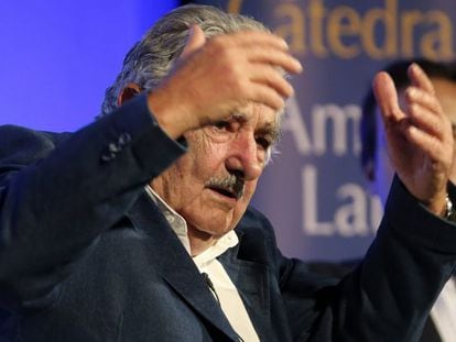 José Mujica, na sexta-feira em Madri.