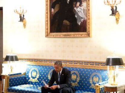 O presidente Obama, na Casa Branca.