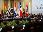 Reunião de chanceleres do Mercosul.