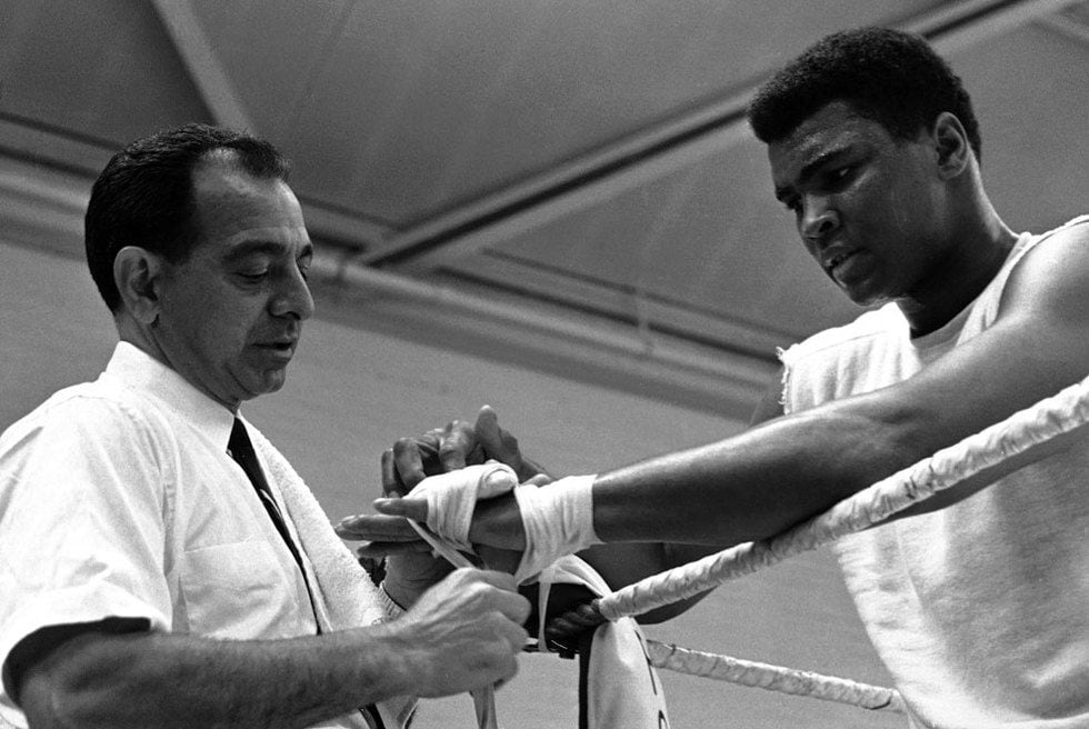 O ex-lutador Muhammad Ali.