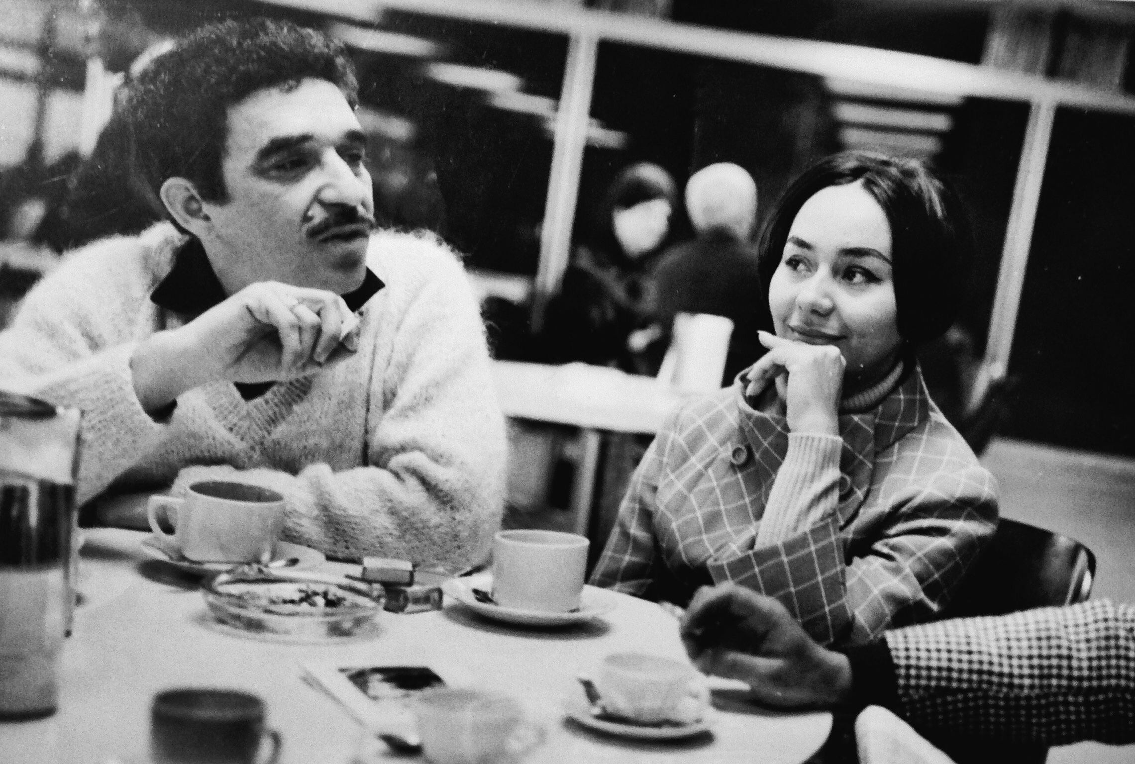 Mercedes Barcha Pardo e Gabriel García Márquez na Espanha, 1968. 