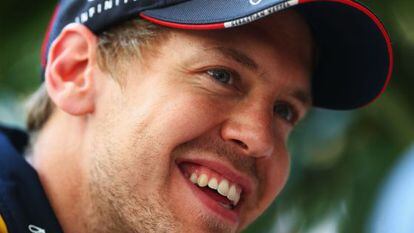 Vettel, no circuito de Sepang.