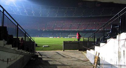 Estádio do Camp Nou, na Catalunha.