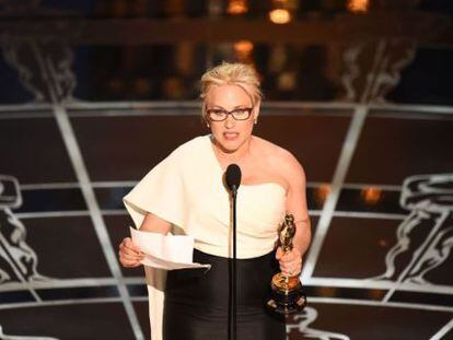 Patricia Arquette ganhou o Oscar de melhor atriz coadjuvante por ‘Boyhood’.