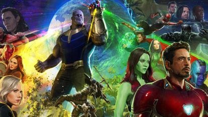 Poster oficial de ‘Vingadores: Guerra Infinita’.
