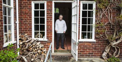 George Steiner, em sua casa em Cambridge.