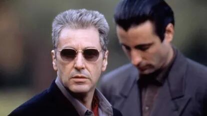 Al Pacino e Andy García em 'O poderoso chefão 3'. Em vídeo, trailer da nova versão, intitulada ‘O poderoso chefão. Desfecho: a morte de Michael Corleone’.