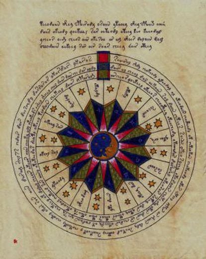 Imagens do 'Códice Voynich'.