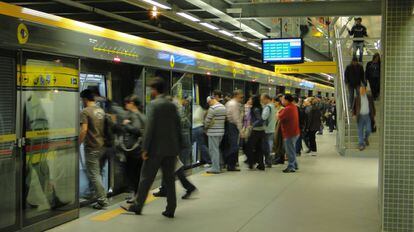 Estação Faria Lima, da Linha 4-Amarela