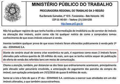 Parecer do MPT-MG pede quebra de sigilo das contas da JBS.