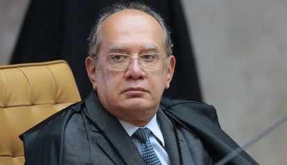 O ministro do Supremo, Gilmar Mendes, em sessão em março de 2019.