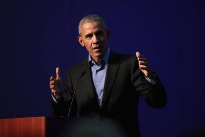 Barack Obama, em 5 de dezembro em um ato público em Chicago.