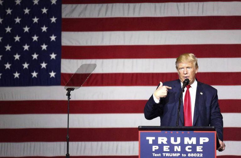 O presidente eleito dos Estados Unidos, Donald Trump.