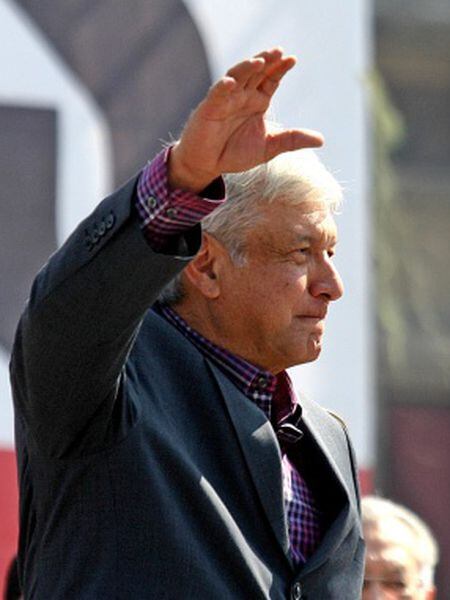 Obrador no domingo passado.