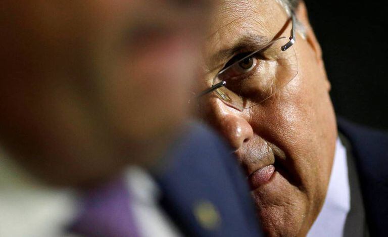 Geddel Vieira Lima em reunião no Palácio do Planalto.