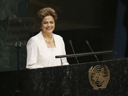 Dilma Rousseff discursa na ONU.