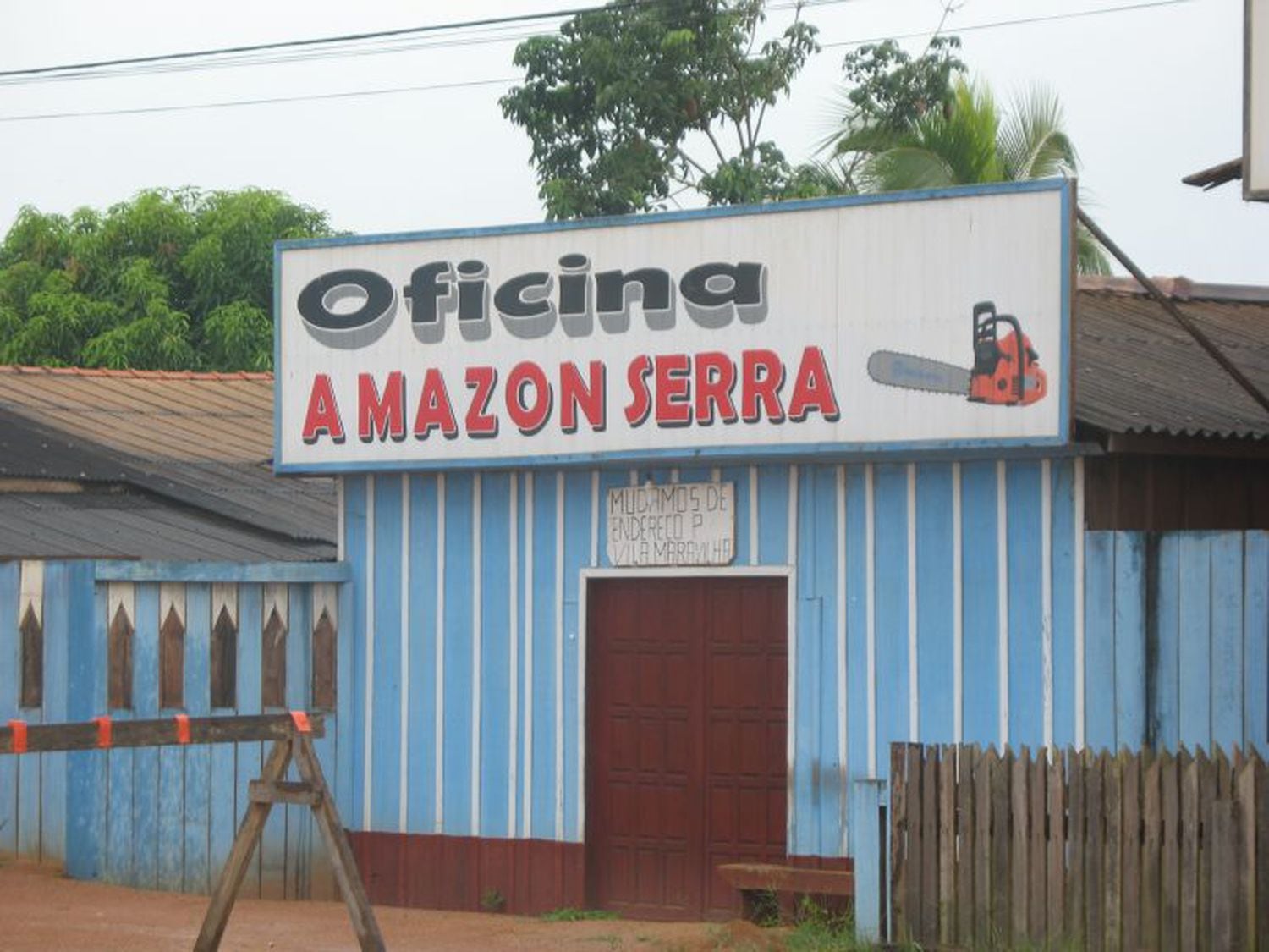 Imagem de arquivo de uma oficina em Santo Antônio do Matupi, em Manicoré (AM), numa área que deveria ser assentamento.
