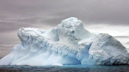 Formações de gelo na Antártida