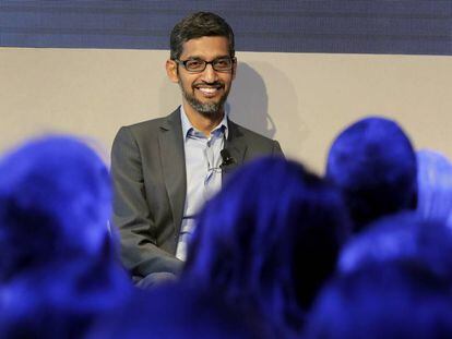 Sundar Pichai, CEO do Google, nesta semana em Davos.