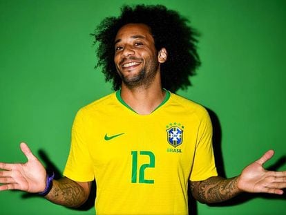 Marcelo será o capitão do Brasil na estreia contra a Suíça.