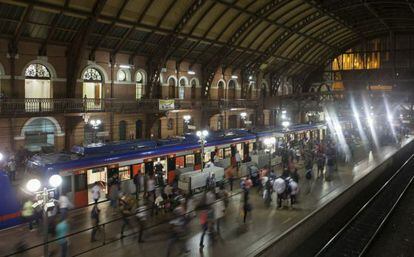 Esta&ccedil;&atilde;o da Luz, na regi&atilde;o central de S&atilde;o Paulo. 