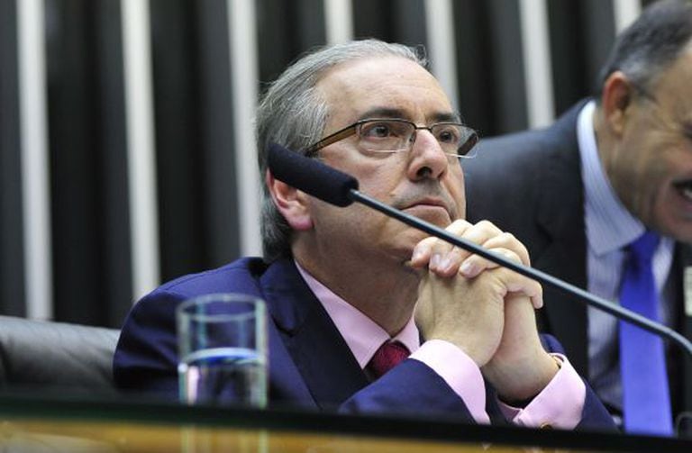 O presidente da Câmara, Eduardo Cunha.