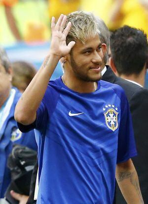 O atacante Neymar Jr., em Brasília.