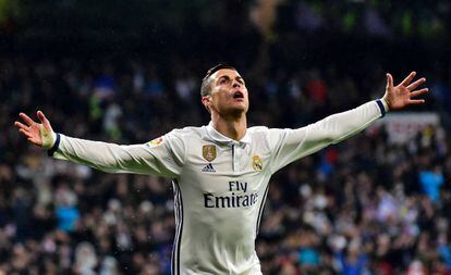 Cristiano Ronaldo, no Santiago Bernabéu.