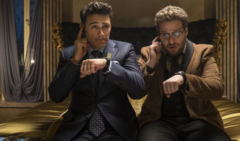 James Franco e Seth Rogen em 'The Interview', filme que teria motivado os ataques.