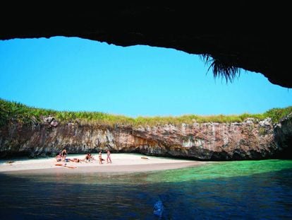 A Praia do Amor no Pacífico mexicano.