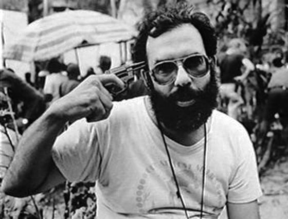 Francis Ford Coppola durante a filmagem de ‘Apocalypse Now’.