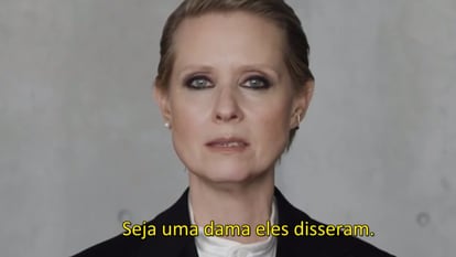 O vídeo de 'Seja uma dama', narrado por Cynthia Nixon.