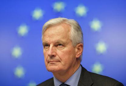 O comissário de mercado interior, Michel Barnier.