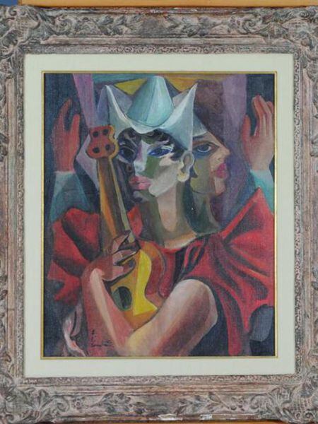 Obra de Di Cavalcanti, que faz parte da exposição.