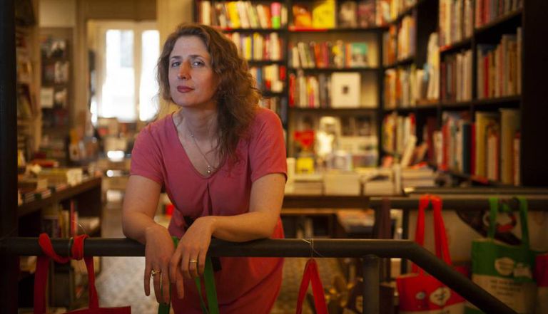 A escritora e 'taróloga' Jessa Crispin em Barcelona.