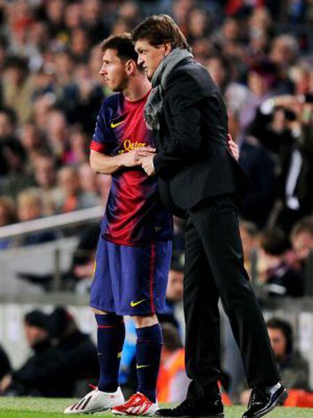 Tito, com Messi.