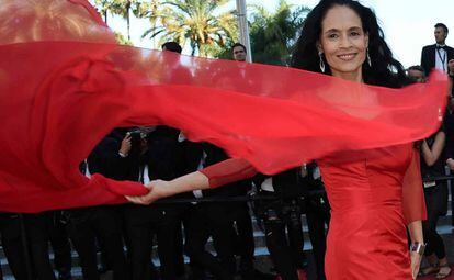 Sonia Braga em Cannes.