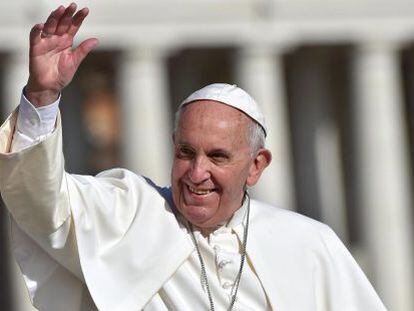 O papa Francisco neste sábado.
