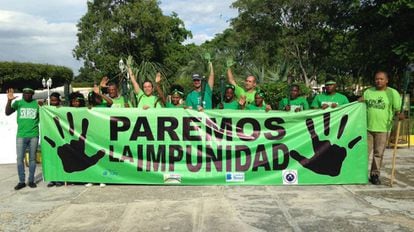 O movimento contra a corrupção "Marcha Verde", na República Dominicana, motivado pela corrupção da Odebrecht.