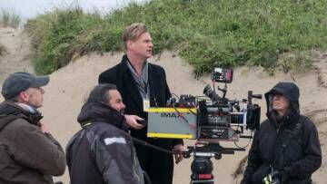 Nolan com uma câmera IMAX