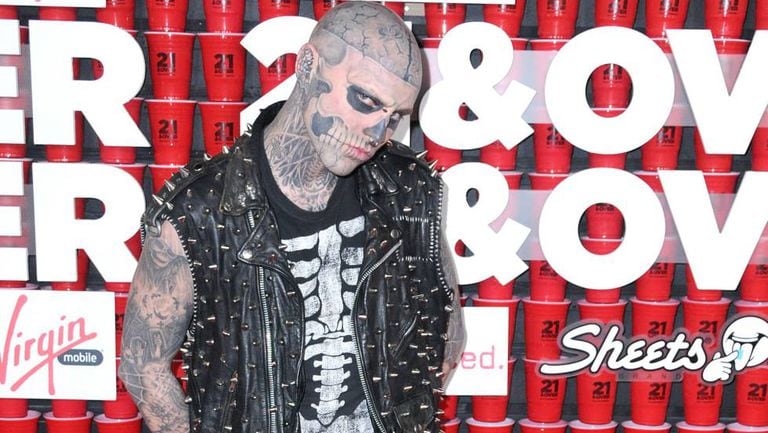 Rick Genest, em fevereiro deste ano