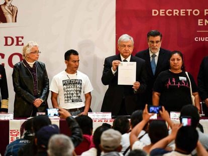 López Obrador apresenta o decreto da comissão da verdade