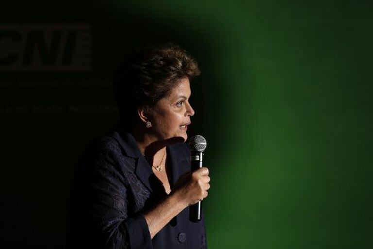 Dilma Rousseff, nesta quarta-feira em Brasília.