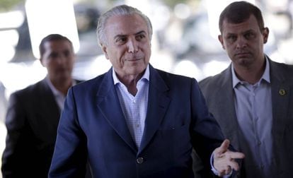 O presidente interino do Brasil, Michel Temer.