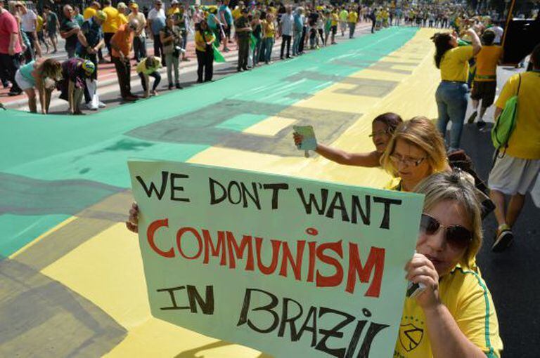 Manifestantes na avenida Paulista, no último dia 16.