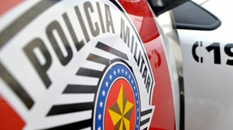 Carros da Polícia Militar de São Paulo.